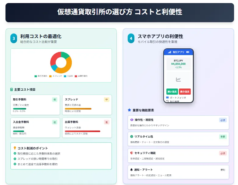 仮想通貨取引所おすすめ_コスト